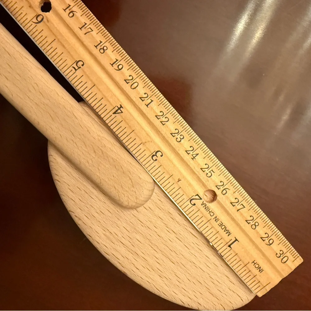 Wooden Bath Brush with Natural Bristles